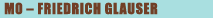 MO � Der Lebensroman des Friedrich Glauser