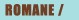 Bibliografie - Romane